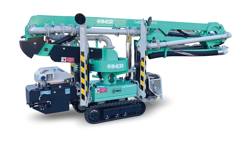 Gerris 800 Concrete Placement Boom: Stored Position