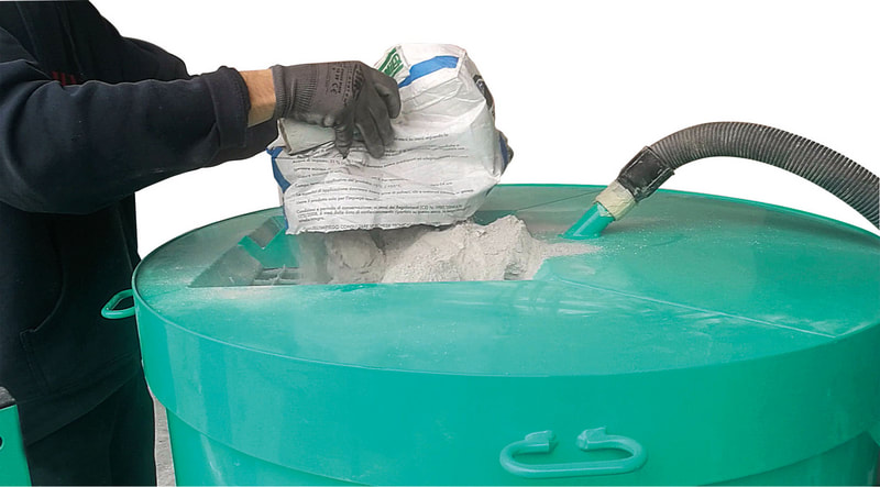 Mix 360 Vertical Shaft Mixer: Breaking Bag