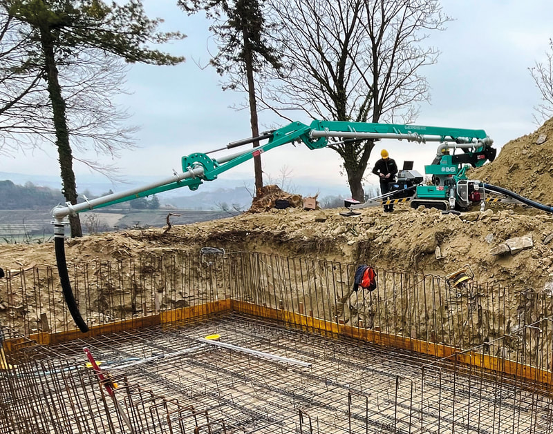 Gerris 800 Concrete Placement Boom: Jobsite