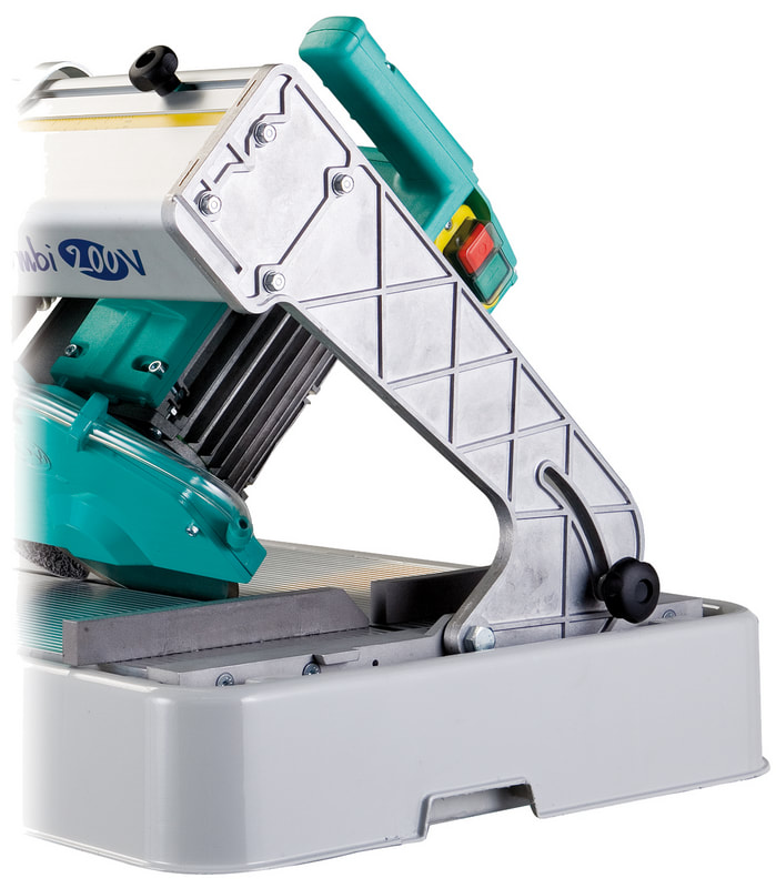 Combicut 200 Overhead Rail Saw: Miter Tilt