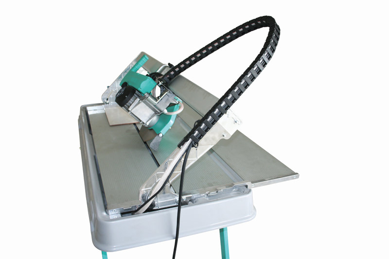 Combicut 250/1000 Overhead Rail Saw: Miter Tilt