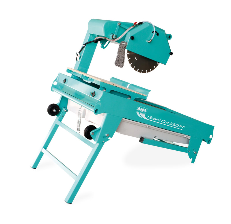 Smart Cut 350 Masonry Saw: Legs Folded
